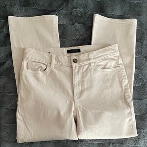 Ann Taylor Cream Kick Crop Modern Fit Jeans 4